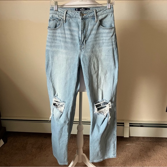 Hollister Ultra High-rise Dad Jean Vintage Stretch size 5R - Picture 2 of 8
